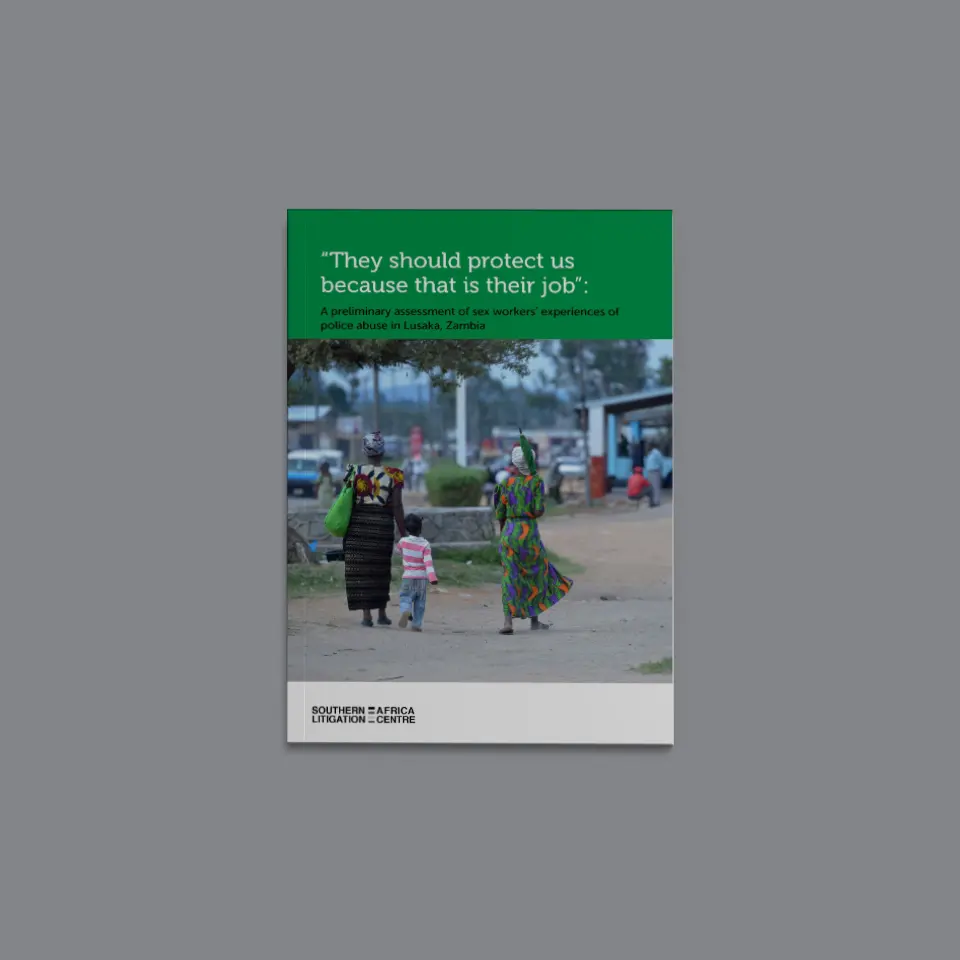 a preliminary assessment of sex workers experiences of police abuse in lusaka zambia